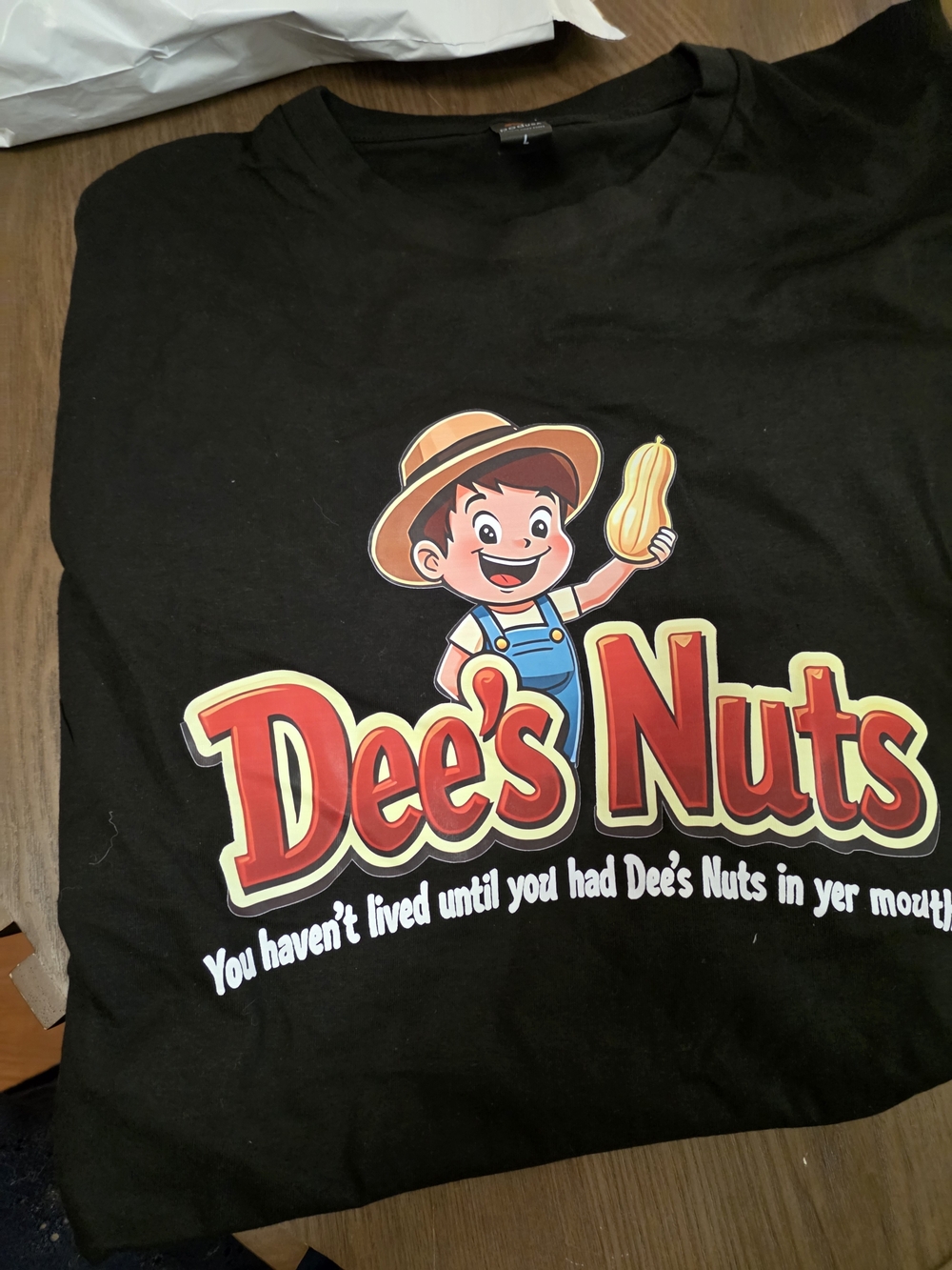 Dee's Nuts  Graphic Tee - Black